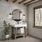 James Martin Vanities Auburn 36in Single Sink Console, Weathered Timber w/ Glossy White Mineral Composite Stone Top 165-V36-WTB-GW - alternate 3